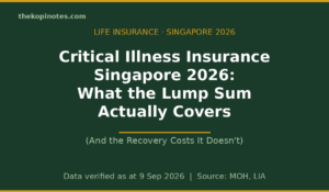 Critical Illness Insurance Singapore 2026: What the Lump Sum Actually Covers (And the Recovery Costs It Doesn't)