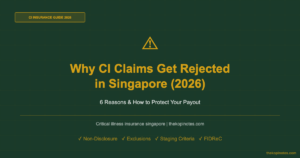 Critical Illness Insurance Singapore 2026: 6 Reasons CI Claims Get Rejected (And How to Avoid Them)
