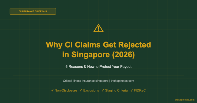 Critical Illness Insurance Singapore 2026: 6 Reasons CI Claims Get Rejected (And How to Avoid Them)