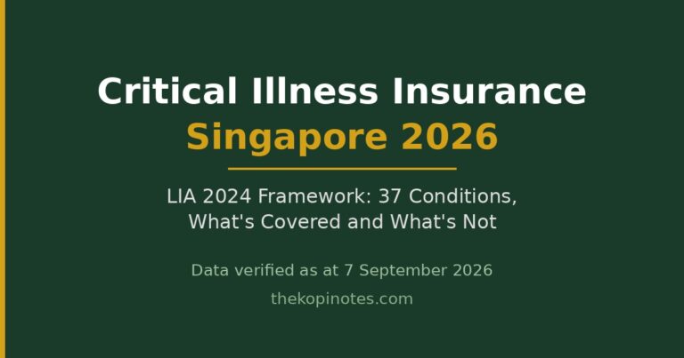 Critical Illness Insurance Singapore 2026: LIA 2024 Framework, What’s Covered & What’s Not