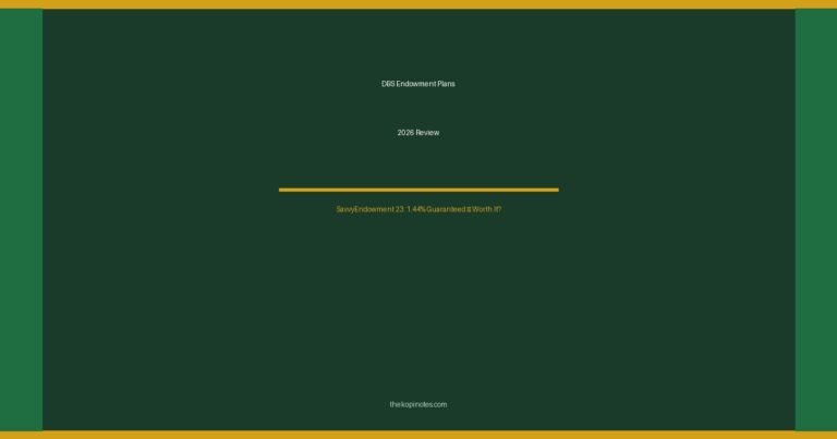 DBS Endowment Plans 2026: Are 1.44%–1.60% Guaranteed Returns Worth It After the Rate Hike?