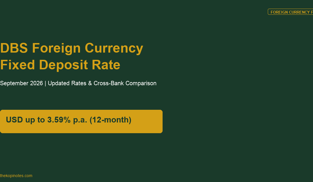 DBS Foreign Currency Fixed Deposit Rate September 2026 — The Kopi Notes