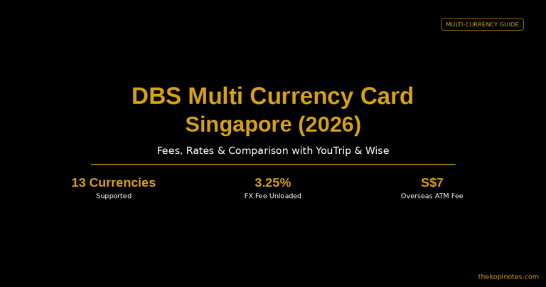 DBS Multi Currency Card Singapore (2026): Fees, Rates & How It Compares