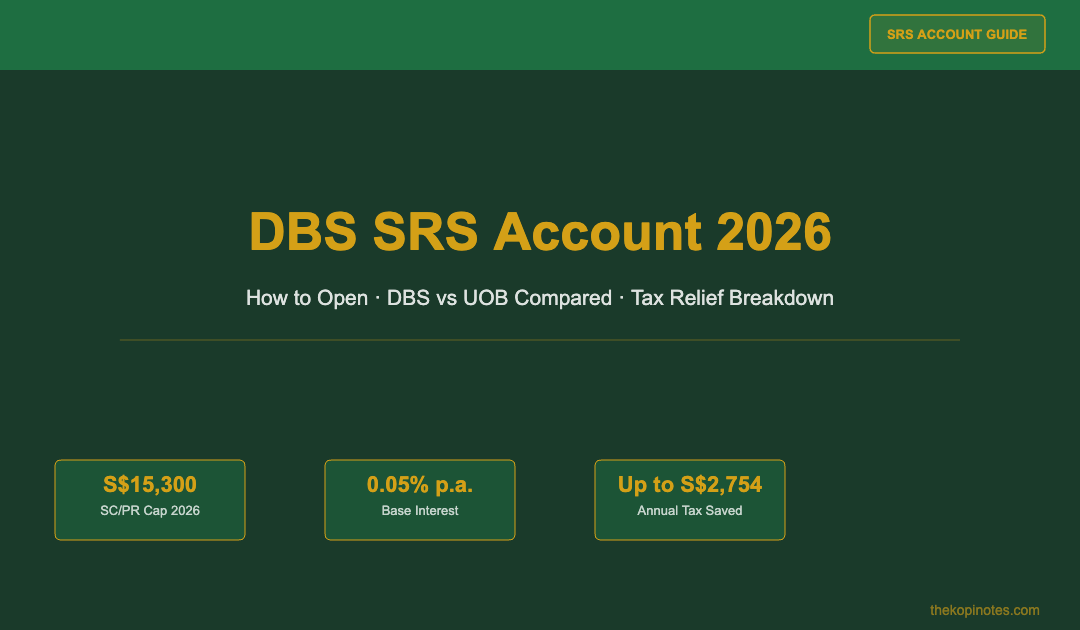 DBS SRS Account 2026: How to Open, Benefits & DBS vs UOB Compared — The Kopi Notes