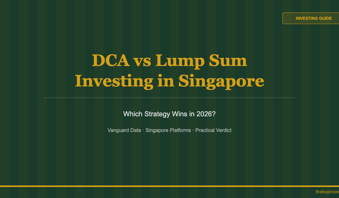 Dollar Cost Averaging vs Lump Sum Investing in Singapore: Which Strategy Wins? (2026 Guide) — The Kopi Notes