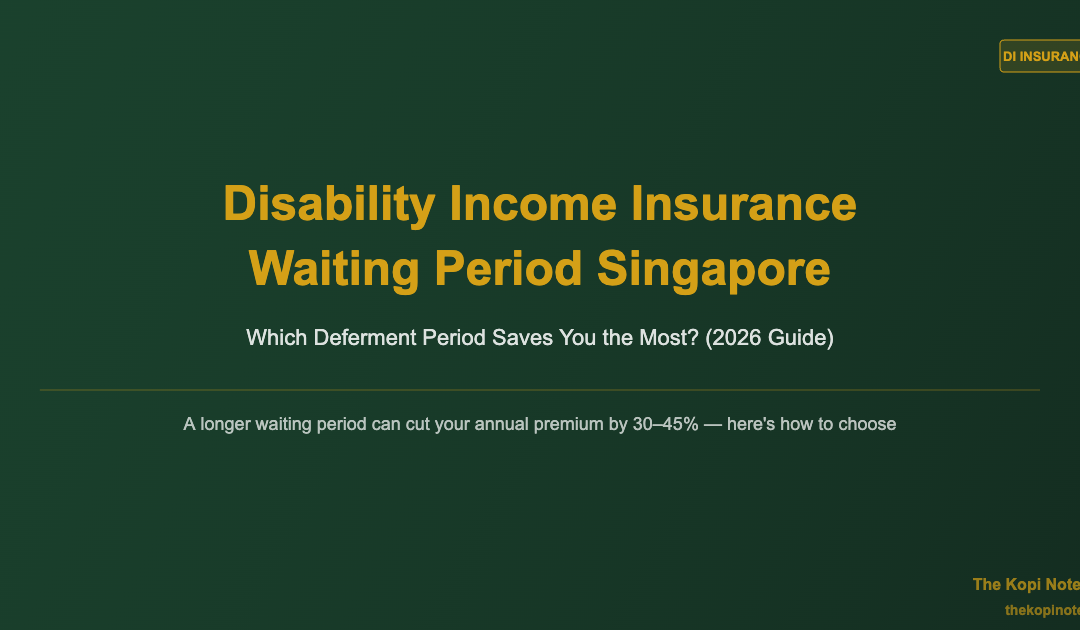 Disability Income Insurance Waiting Period Singapore Guide — The Kopi Notes