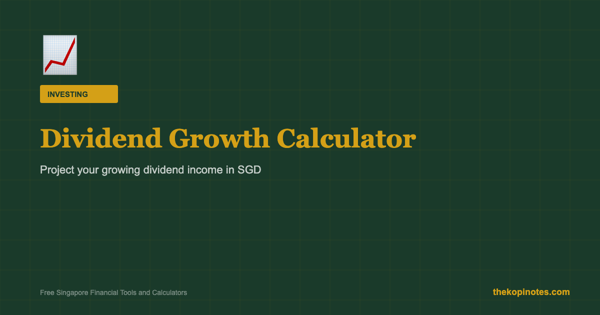 Dividend Growth Calculator Singapore 2026