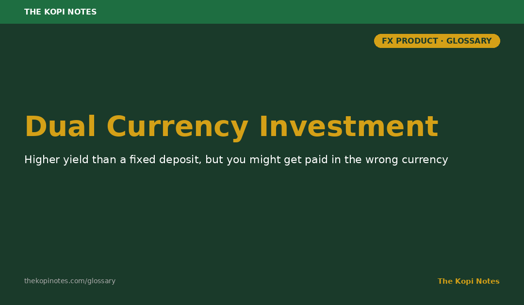 Dual Currency Investment (DCI) Singapore - The Kopi Notes