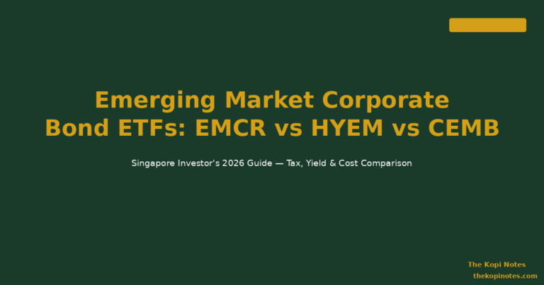 Emerging Market Corporate Bond ETFs for Singapore Investors: EMCR vs HYEM vs CEMB (2026 Guide)