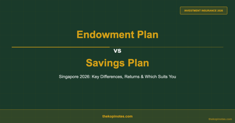 Endowment Plan vs Savings Plan Singapore (2026): Key Differences Explained