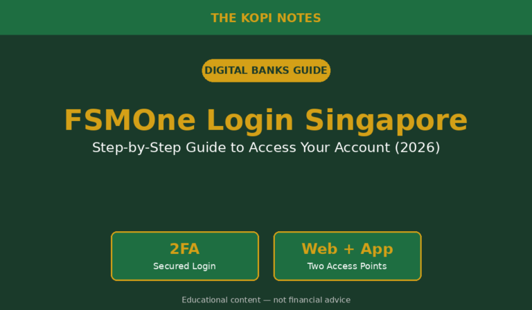 FSMOne Login Singapore: Step-by-Step Guide to Access Your Account (2026)