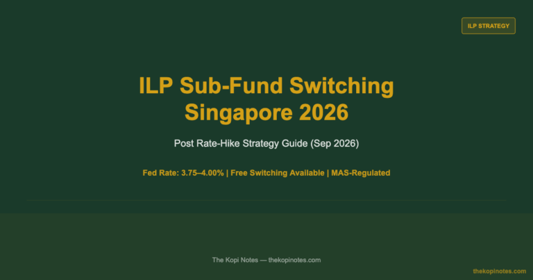ILP Sub-Fund Switching Singapore 2026: Post Rate-Hike Strategy Guide