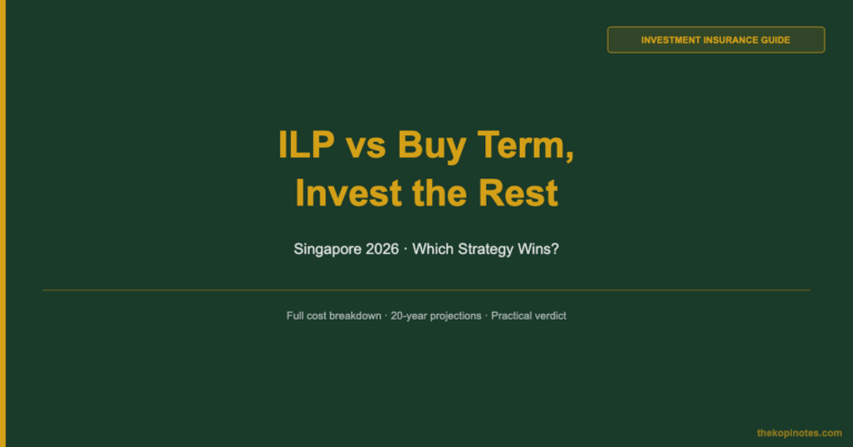Investment-Linked Policy vs Buy Term Invest the Rest: Which Wins in Singapore (2026)?