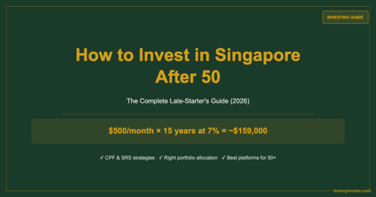How to Invest in Singapore After 50: The Complete Late-Starter’s Guide (2026)