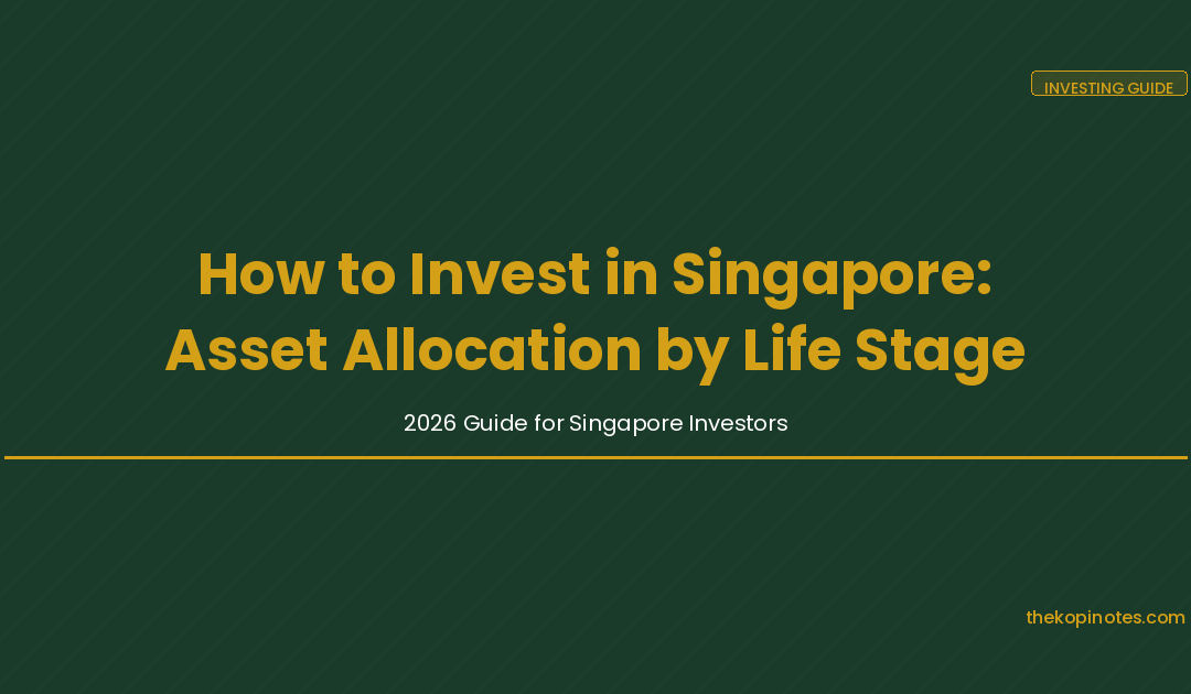 How to Invest in Singapore: Asset Allocation by Life Stage (2026 Guide) — The Kopi Notes
