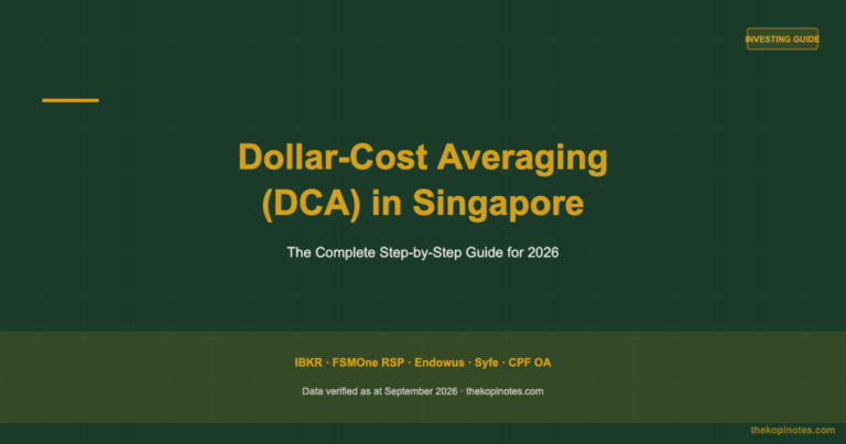 How to Invest in Singapore: Dollar-Cost Averaging (DCA) Complete Guide 2026