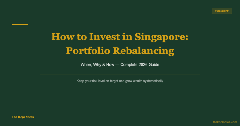 How to Invest in Singapore: Portfolio Rebalancing — When, Why & How (2026)