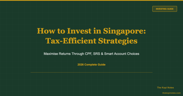 How to Invest in Singapore: Tax-Efficient Strategies to Maximise Returns (2026)