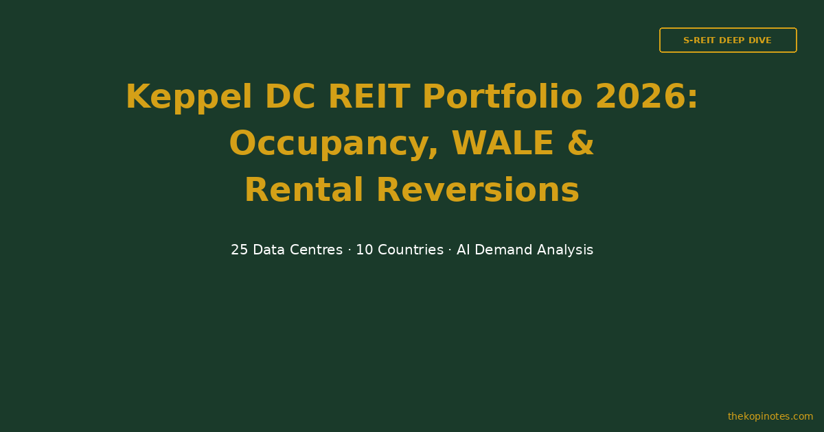 Keppel DC REIT Portfolio 2026: Occupancy, WALE, Rental Reversions - The Kopi Notes