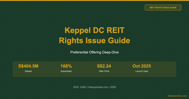 Keppel DC REIT Rights Issue & Preferential Offering Guide 2026 (SGX: AJBU)
