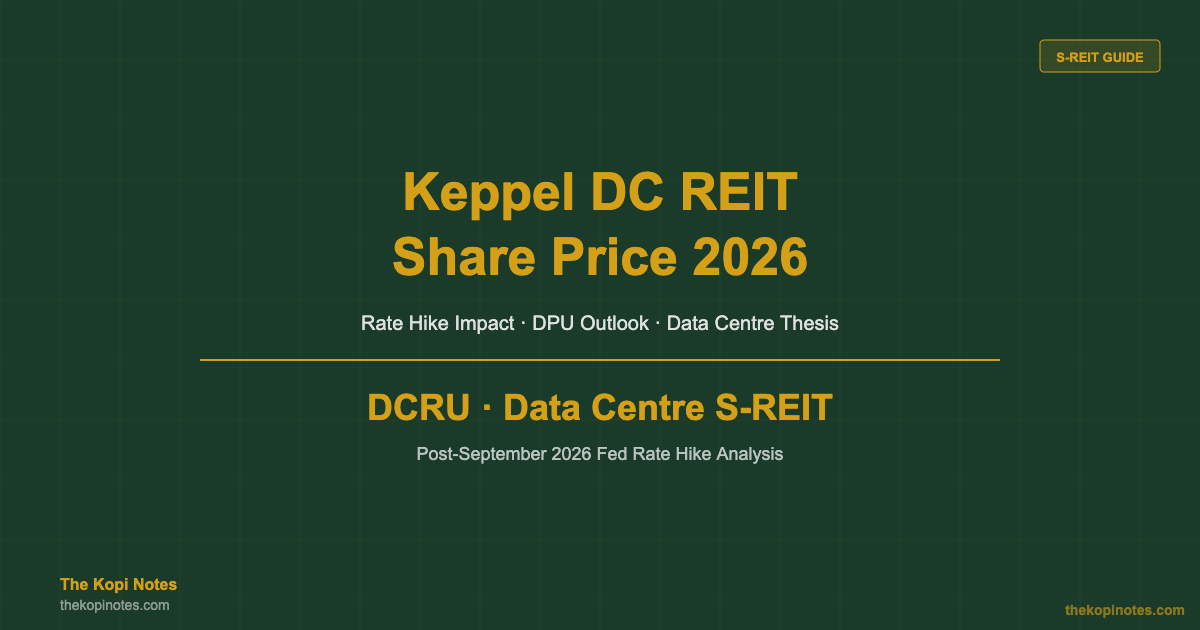 Keppel DC REIT Share Price Rate Hike Impact DPU Outlook 2026 — The Kopi Notes