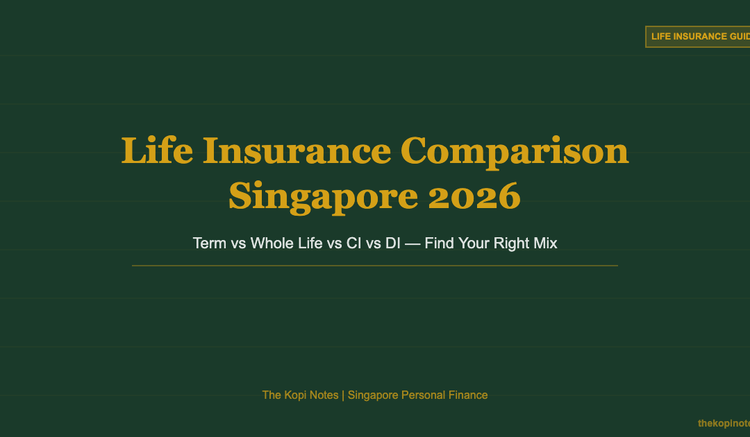Life Insurance Comparison Singapore 2026 — The Kopi Notes