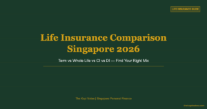 Life Insurance Comparison Singapore 2026: Term, Whole Life, CI & DI Explained