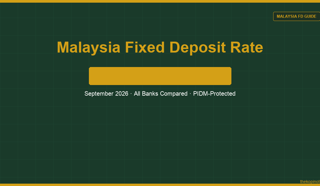 Malaysia Fixed Deposit Rate September 2026 — The Kopi Notes