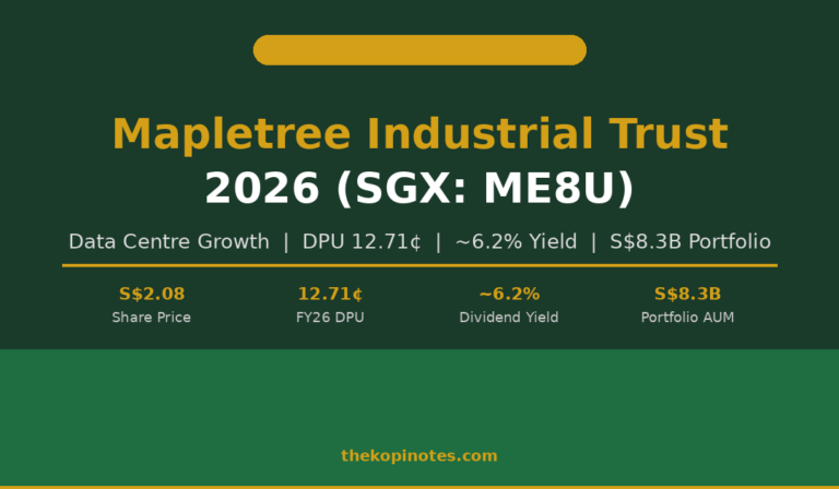 Mapletree Industrial Trust 2026 (SGX: ME8U): Data Centre Growth, DPU 12.71¢ & Complete Investor Guide