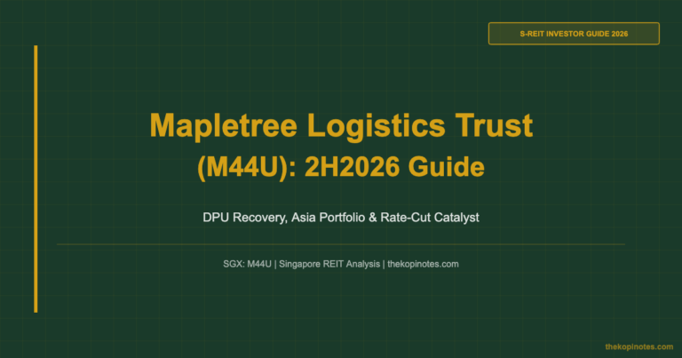 Mapletree Logistics Trust (M44U): 2H2026 DPU Recovery & Complete Investor Guide