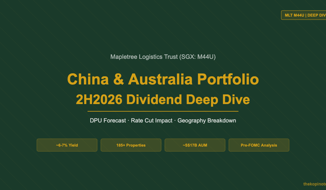 Mapletree Logistics Trust (MLT) 2H2026 Dividend: China & Australia Portfolio Deep Dive — The Kopi Notes