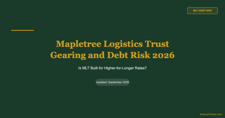 Mapletree Logistics Trust (M44U) Gearing & Debt Maturity 2026: Is MLT Built for Higher-for-Longer Rates?