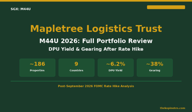 Mapletree Logistics Trust (M44U) 2026: Full Portfolio Review, Gearing & DPU Yield After Rate Hike