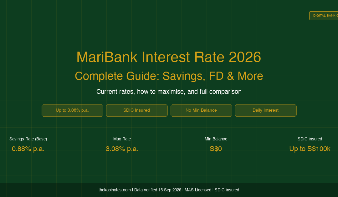 Maribank Interest Rate 2026: Complete Guide (Savings, Fixed Deposit & More)