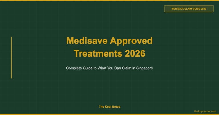 Medisave Approved Treatments: What You Can Claim in Singapore (2026)