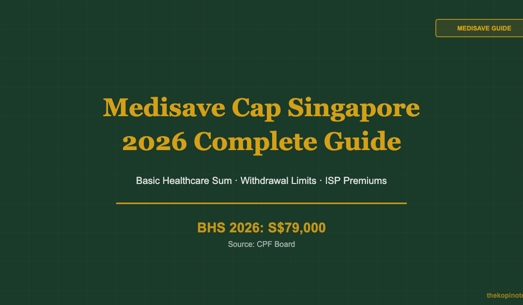 Medisave Cap Singapore 2026: BHS, Withdrawal Limits & ISP Premiums Guide