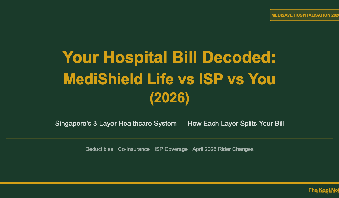 Your Hospital Bill Decoded: MediShield Life vs ISP vs You (2026) — The Kopi Notes
