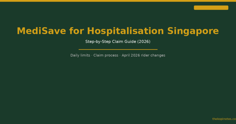 MediSave for Hospitalisation Singapore: Step-by-Step Claim Guide (2026)