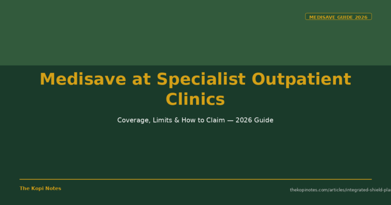 Medisave at Specialist Outpatient Clinics (SOC): Coverage, Limits & How to Claim (2026)