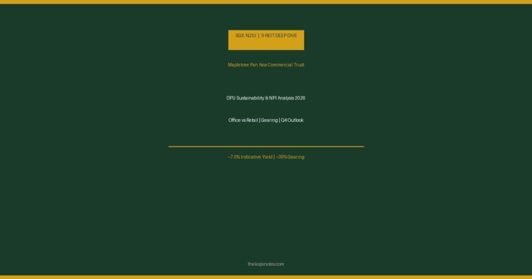 Mapletree Pan Asia Commercial Trust (N2IU): DPU Sustainability, Office vs Retail NPI & Q4 2026 Outlook