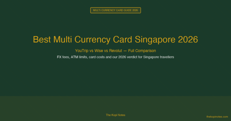Best Multi Currency Card Singapore 2026: YouTrip vs Wise vs Revolut