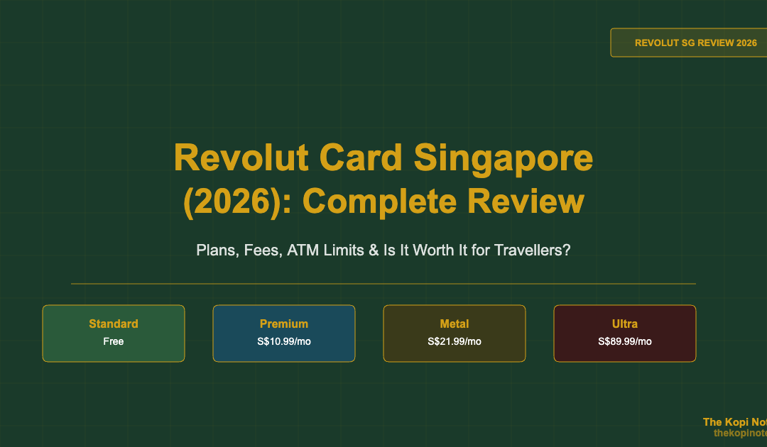 Revolut Card Singapore (2026): Complete Review — Plans, Fees & Travel Benefits — The Kopi Notes