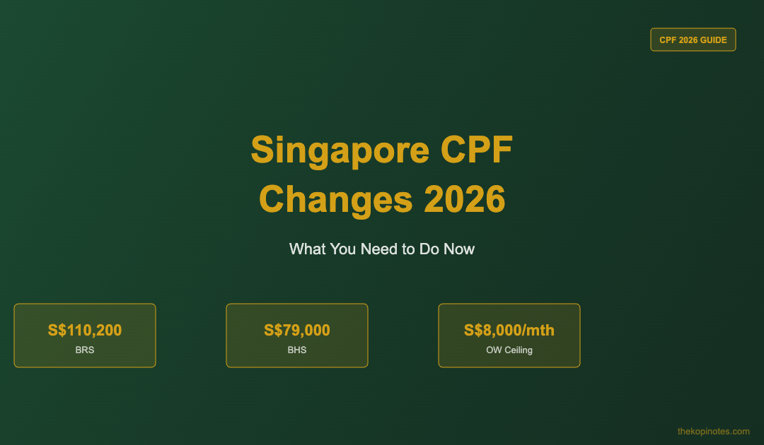Singapore CPF Changes 2026: What You Need to Do Now — The Kopi Notes