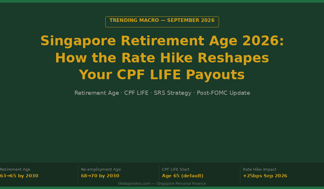 Singapore Retirement Age 2026 Rate Hike CPF LIFE Payouts Guide — The Kopi Notes
