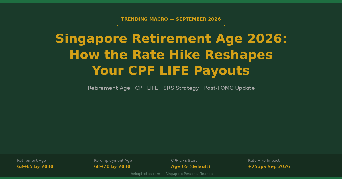 Singapore Retirement Age 2026 Rate Hike Impact on CPF LIFE Payouts — The Kopi Notes