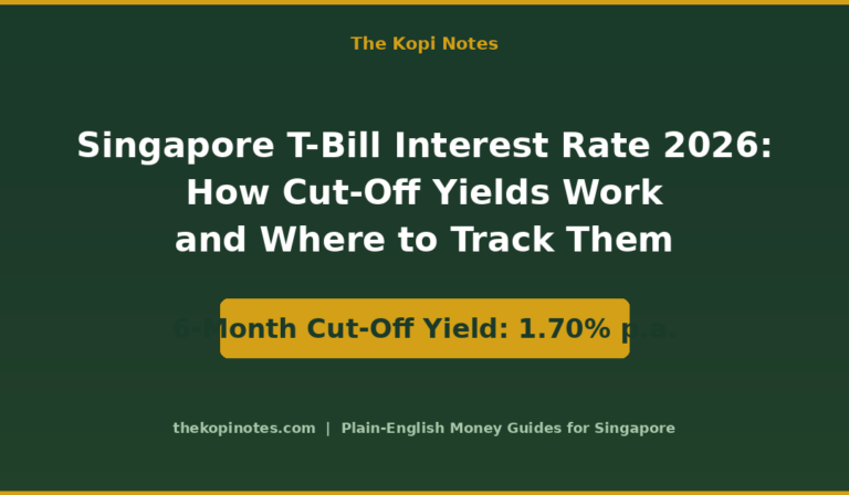 Singapore T-Bill Interest Rate 2026: How Cut-Off Yields Work and Where to Track Them