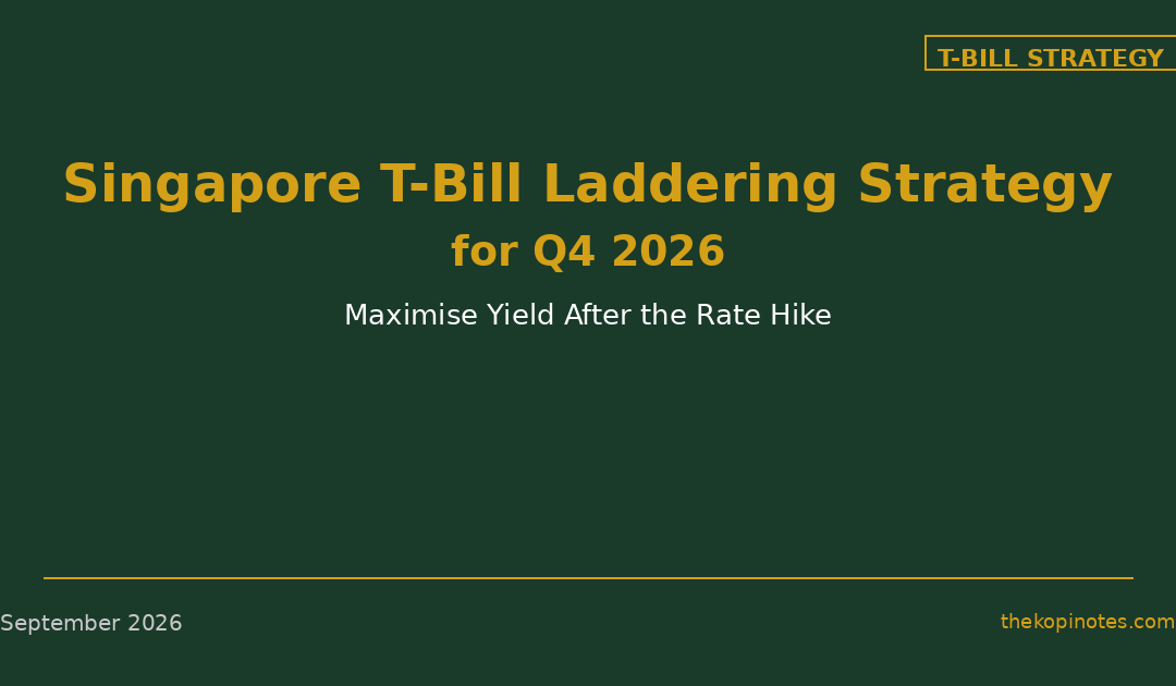 Singapore T-Bill Laddering Strategy for Q4 2026: Maximise Yield After the Rate Hike — The Kopi Notes