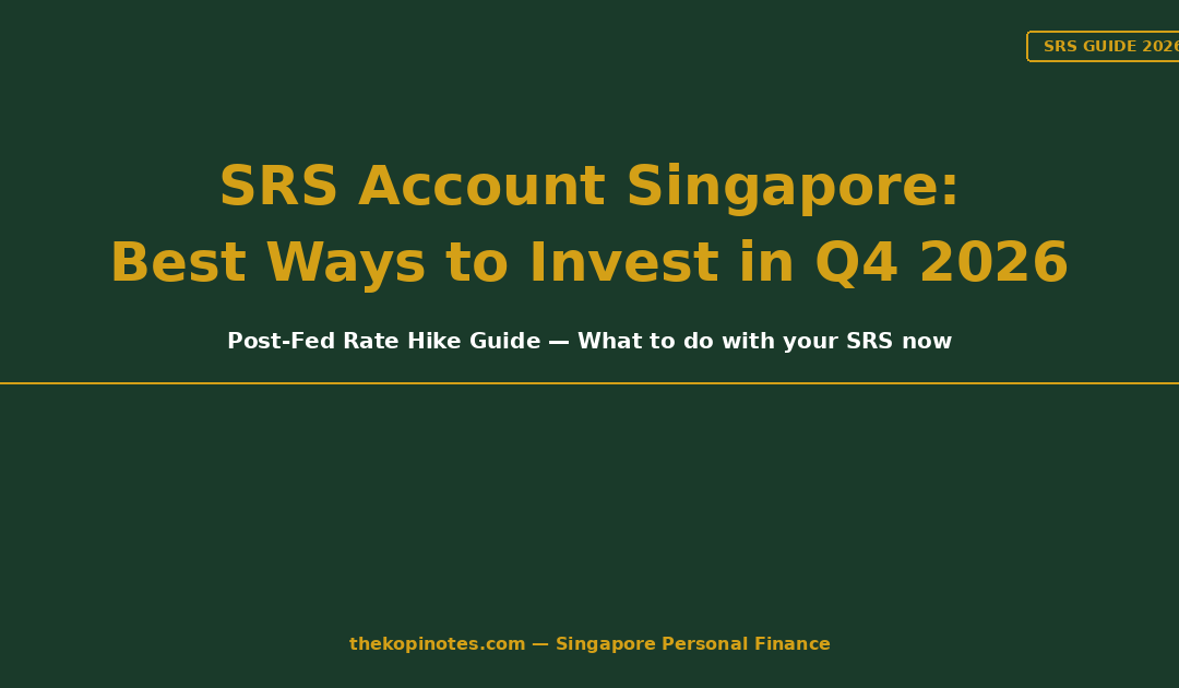 SRS Account Investment Options Q4 2026