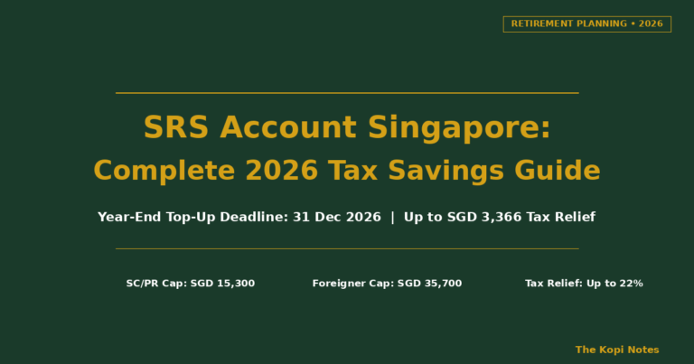 SRS Account Singapore: Complete 2026 Guide to Tax Savings & Year-End Top-Up