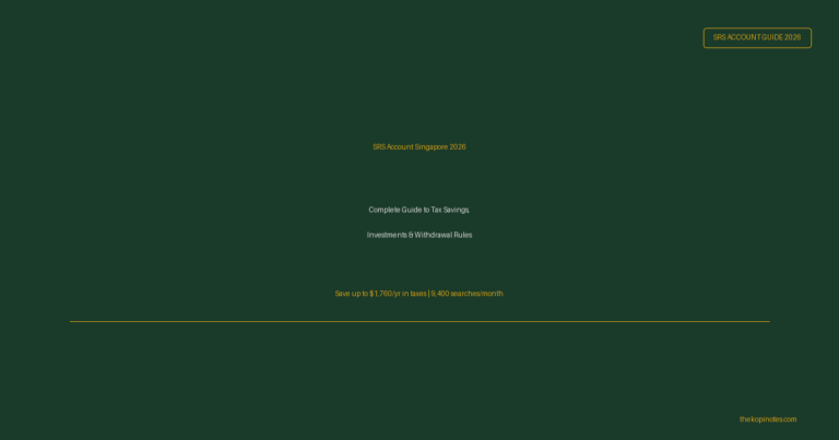 SRS Account Singapore 2026: Complete Guide to Tax Savings, Investments & Withdrawal